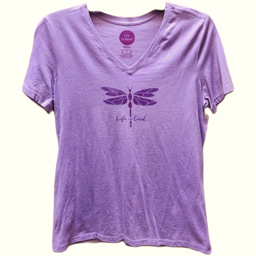Life Is Good Dragonfly Short Sleeve T-shirt